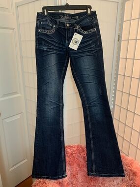 SALE! Revolution by REVOLT Embellished Jeans Boot Cut